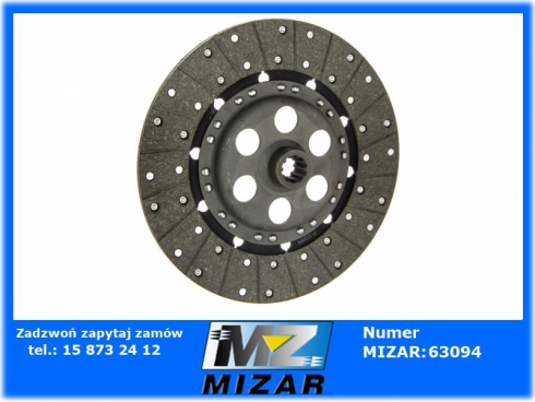 Tarcza sprzęgła I stopnia MF3 Ursus KOMFORT 7012237M91 1866042M93 -50289