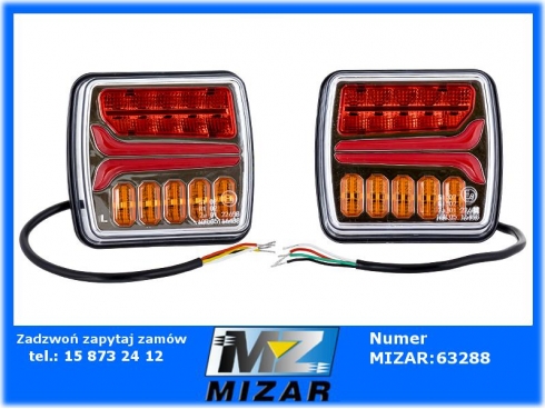 Lampa tylna zespolona led dynamiczny kierunek para-50365