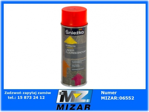 SPRAY MULTI FLUOR. CZERWONY 400ml ŚNIEŻKA-50465