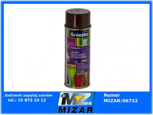 SPRAY MULTI BRĄZOWY 8011 400ml ŚNIEŻKA-50471