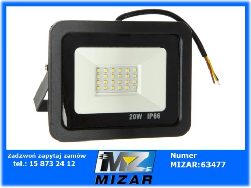 Naświetlacz halogen lampa LED 20W 1600lm IP66-50645