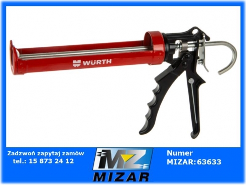 Wyciskacz pistolet do kartuszy W1-GU 310ml Wurth-50726