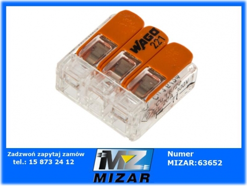 Szybkozłączka WAGO 221-413 3x4-50727