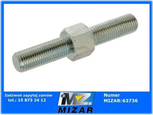 Śruba dwustronna cięgła bocznego Zetor 78444015-51056