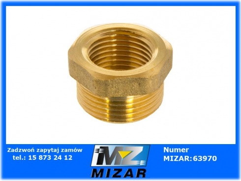 Redukcja mosiężna GW 1/2" x GZ 3/4" BSP-51223