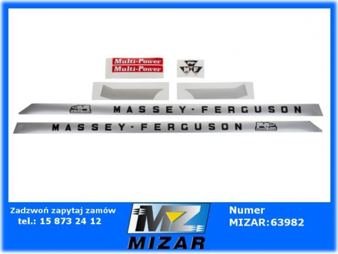 Naklejka emblemat Massey Ferguson 100-51355