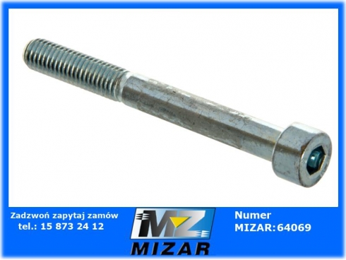 Śruba imbusowa M8x75 kl. 8.8 1szt.-51639