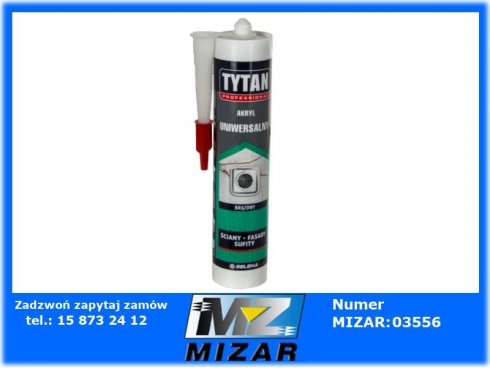 SILIKON AKRYLOWY BRĄZOWY 280ml TYTAN-51606