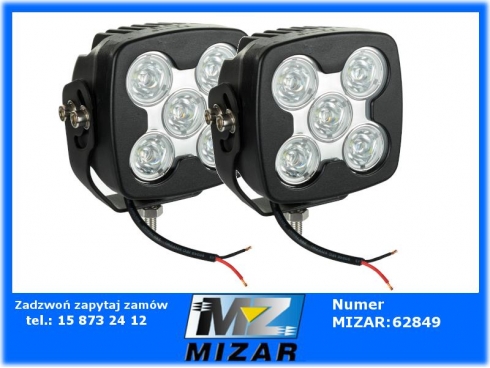 Lampa robocza halogen 5 Led 50W 12V 24V 2szt-51857