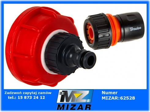 Adapter IBC Mauzer S60x6 szybkozłącze na wąż 3/4-51890