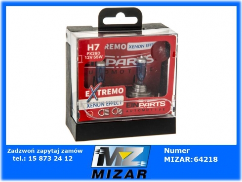 Żarówka H7 EXTREMO 12V 55W 100% Xenon Effect 2szt.-51843