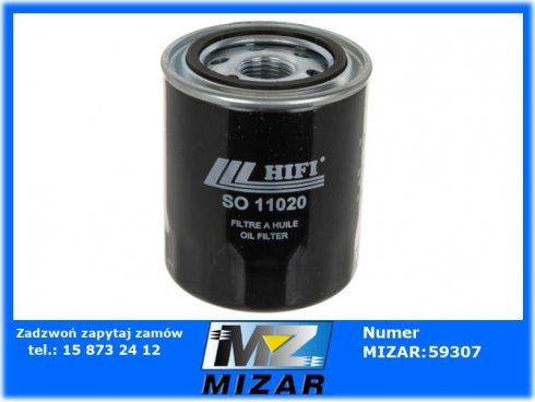 Filtr oleju HIFI SO11020 odpowiednik P3278 JCB-51815