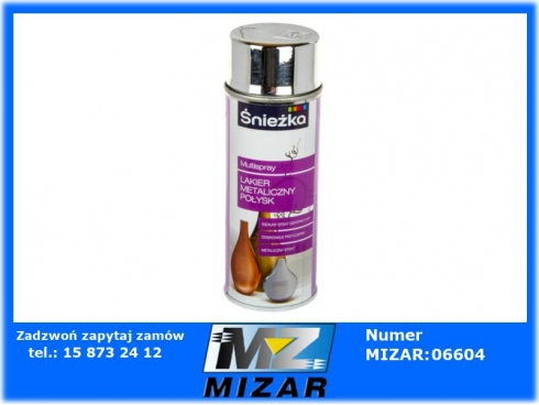 SPRAY MULTI METALICZNY CHROM-SREBRNY 400ml ŚNIEŻKA-52396