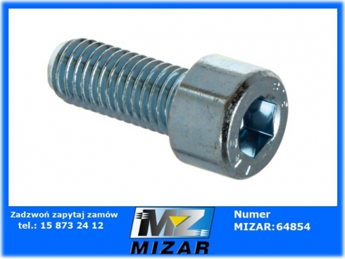 Śruba imbusowa M10x25mm kl. 8.8 ocynk 1szt.-52304