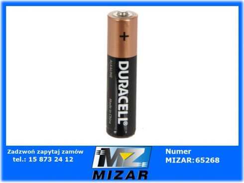 Bateria Alkaiczna LR03 AAA Duracell Plus-52615