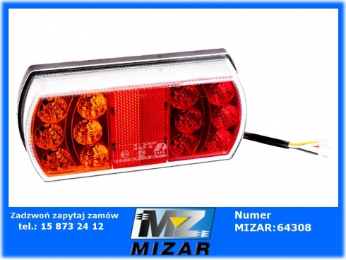 Lampa tylna zespolona Led 12V 24V lewa-53173