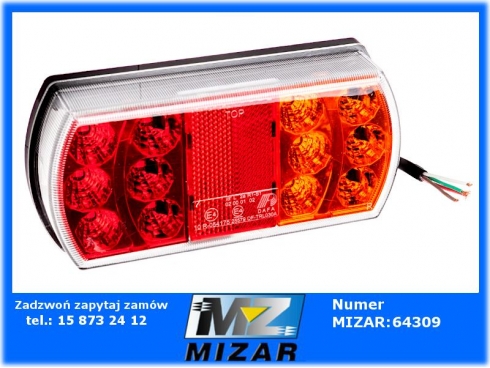 Lampa tylna zespolona Led 12V 24V prawa-53171