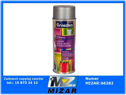 Spray multi Srebrny szaro-aluminiowy RAL 9007 400ml Śnieżka-53250