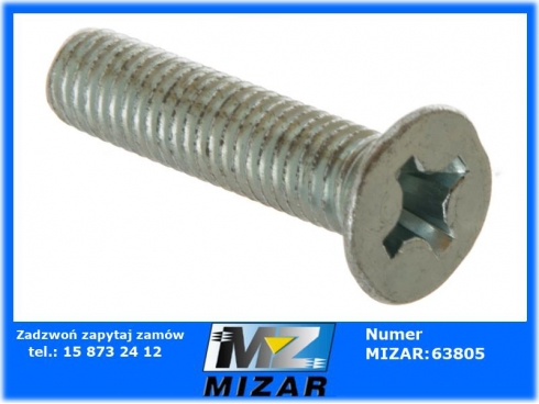 Śruba M8x35 mocowania szyby Zetor 999608-53444