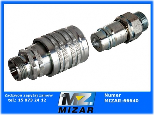 Zestaw szybkozłączy Euro gniazdo M22x1,5 + wtyczka M22x1,5-53630