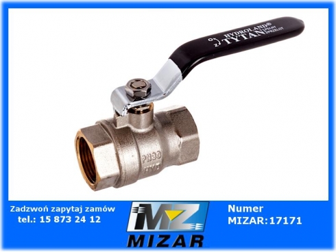 ZAWÓR KULOWY WODNY 3/4" TYTAN RĄCZKA-53611