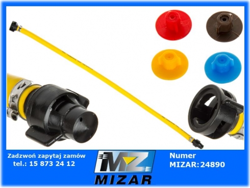 WĄŻ ROZLEWOWY POJEDYŃCZY RSM 08 kołpak 19mm Agroplast-53604