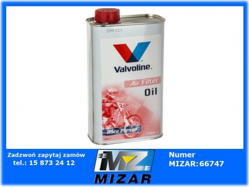 Olej do filtrów powietrza 1l VALVOLINE-53759