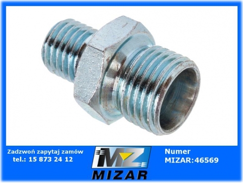 Nypel prosty M16x1,5 / M12x1,5-53851