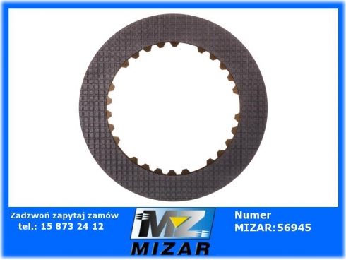 Tarcza cierna sprzęgła fi 230mm Claas Renault Massey Ferguson 6005018577 3619155M1-53875