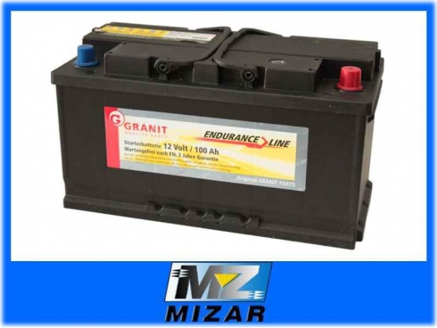 Akumulator 12V 100Ah 830A +P GRANIT Endurance Line-5381