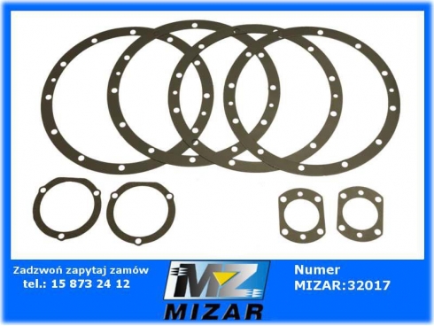 Zestaw uszczelek przedniego mostu Ursus C-385 88175036 87175025 88293021-53843