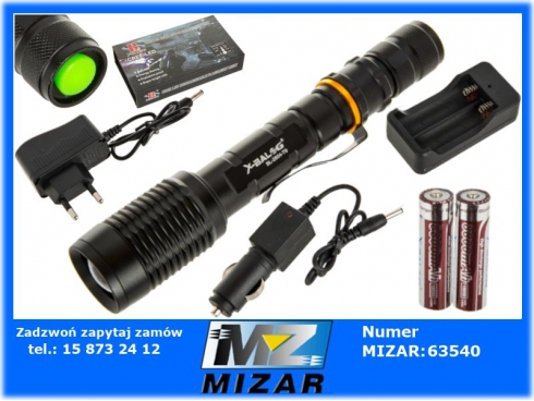 Latarka taktyczna Led Cree XHP50 1 km-54001