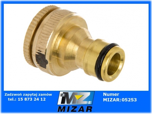 Przyłącze na kran 1/2" 3/4" mosiężne z gwintem wewnętrznym-54067