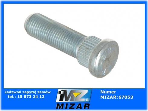 Szpilka koła 50,5mm 1/2" UNF Ford 81816580-54156