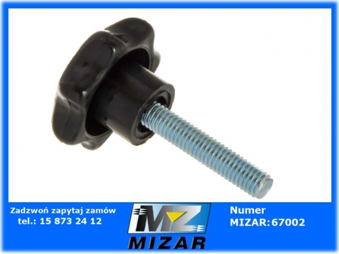 Pokrętło gwiazdowe ze śrubą M6x30-54126