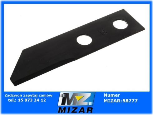 Nóż obrotowy rozdrabniacz słomy sieczkarnia 200x50x2,5 20mm HF40150 134830N Massey Ferguson-54454