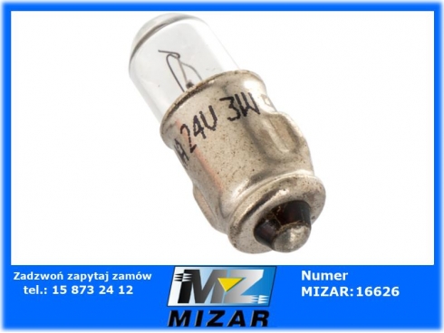 Żarówka 24V 3W BA7S T3W-54897