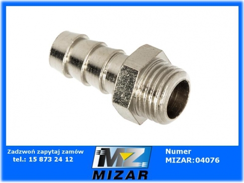 Złącze do węża 10mm z gwintem  M1/4"-54938