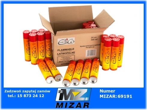 Gaz do napełniania zapalniczek 300ml Polski x24 -55792