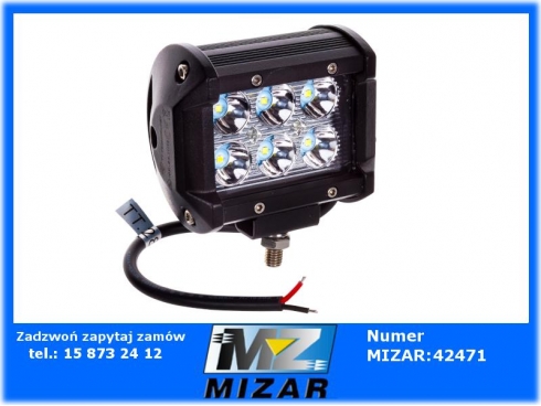 Panel reflektor roboczy szparacz LED 18W 1800Lm światło skupione-55966