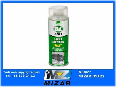 Lakier bezbarwny spray 400ml Boll-56102