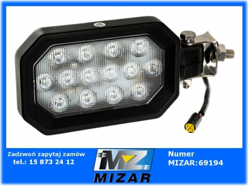 Lampa robocza Led 42W 2400Lm 80° 12V 24V MOCNA-56166