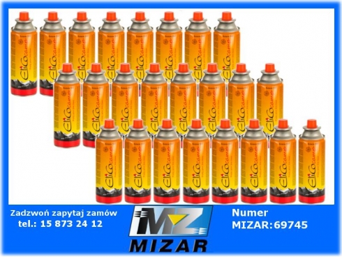 NABÓJ KARTUSZ GAZ do KUCHENKI PALNIKA 400ml x24-56172