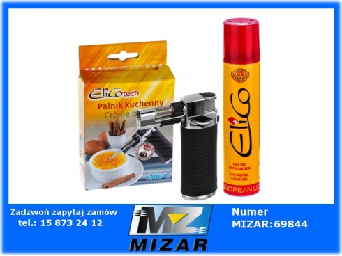 Palnik Gazowy Kuchenny uniwersalny Elico + gaz 90ml-56362