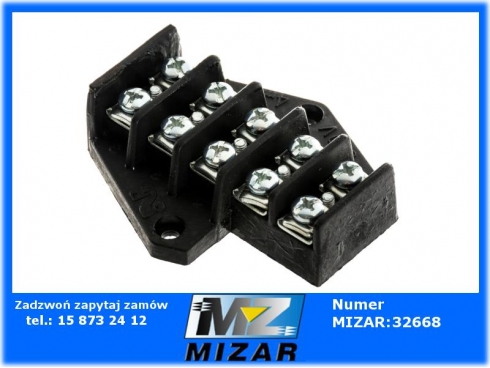 Pierścień rozgałęźny listwa zaciskowa 5x4mm2 380V 16A-56382