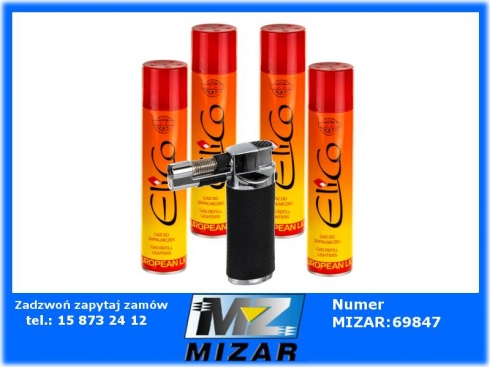 Palnik Gazowy Kuchenny Elico uniwersalny + 4x gaz 300ml-56365