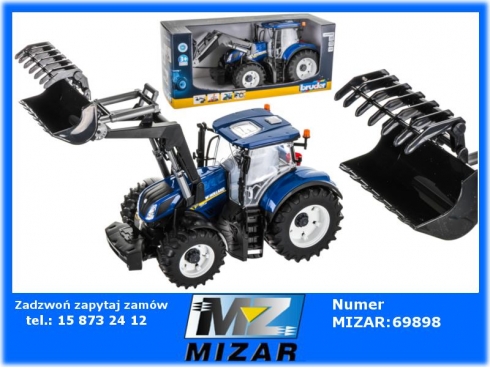 Ciągnik New Holland T7.315 1:16 z ładowaczem Bruder 03121-56429