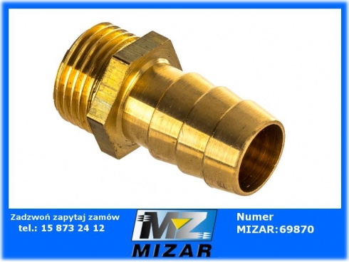 Złączka do węża 18mm GZ 1/2" mosiądz-56446