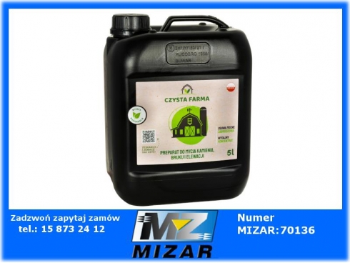 Preparat do mycia elewacji bruku kamienia BIO 5l Czysta Farma-56710