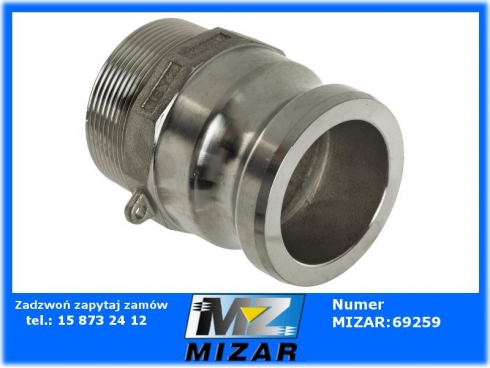 Gniazdo Camlock 2" x gz 2" BSP 16bar nierdzewne-56737